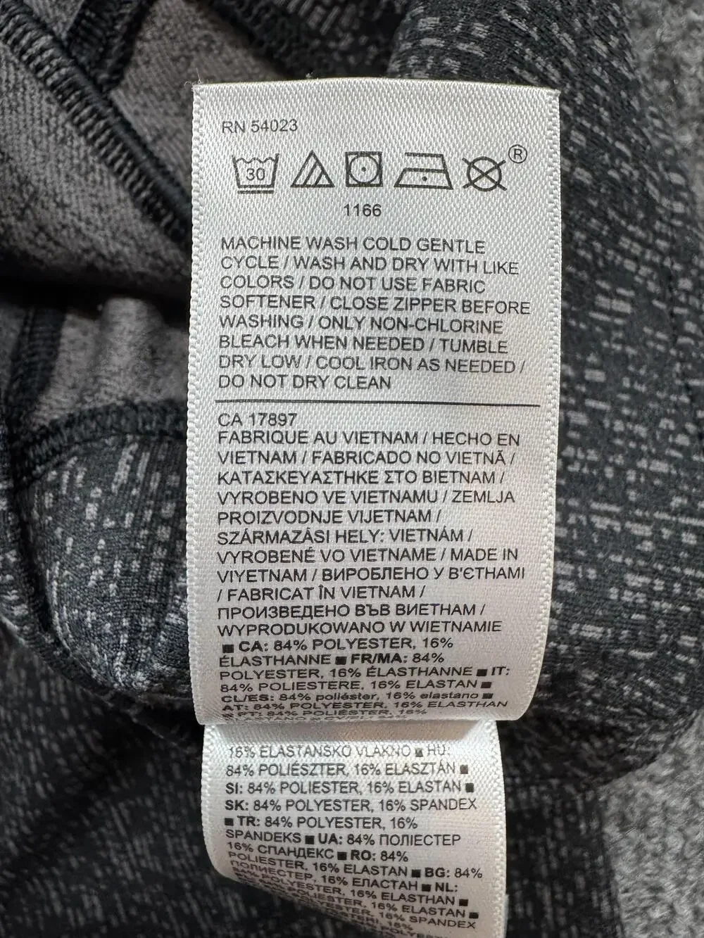 Athleta Delancey Textured Tight Leggings Womens XS Gray Ankle Yoga Gym Pants